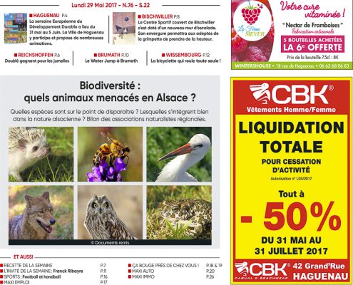 Publications Couverture Maxiflash du 29 mai 2017